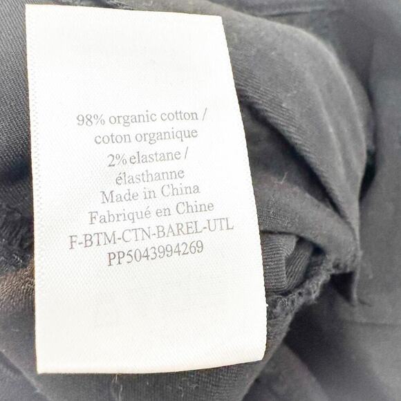 Everlane Wide Leg Black Denim Jeans Zip Fly Pants Size 2 - Picture 6 of 8